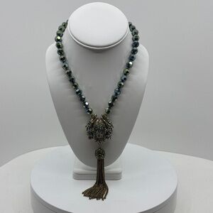 Heidi Daus Toad-ally Fabulous Frog Necklace